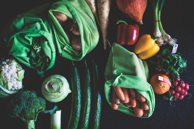 compras de verduras